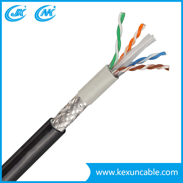 UTP Indoor Outdoor Cable CAT6 Network LAN Cable, Data Cable, Shielded Communication Cable
