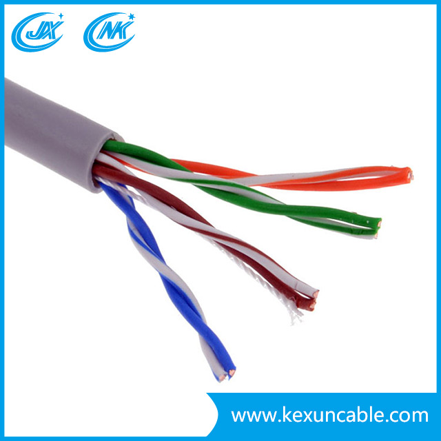 LAN Cable RJ45 Patch Cord FTP UTP Cat5e CAT6 Network Cable with Bc/CCS/CCA Conductor