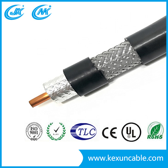 Hottest Selling Low dB Loss75 Ohm Rg11 Standard Shield Coaxial Cable 305m