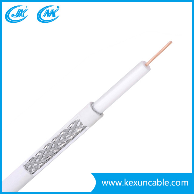 Manufacturer RG6 Coaxial Cable High Braiding for CCTV/CATV Cable Satellite Cable