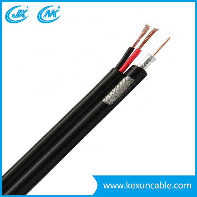 Professional Manufacturer RG6 TV Cable Coaxial Cable Setllite Cable with Power Cable