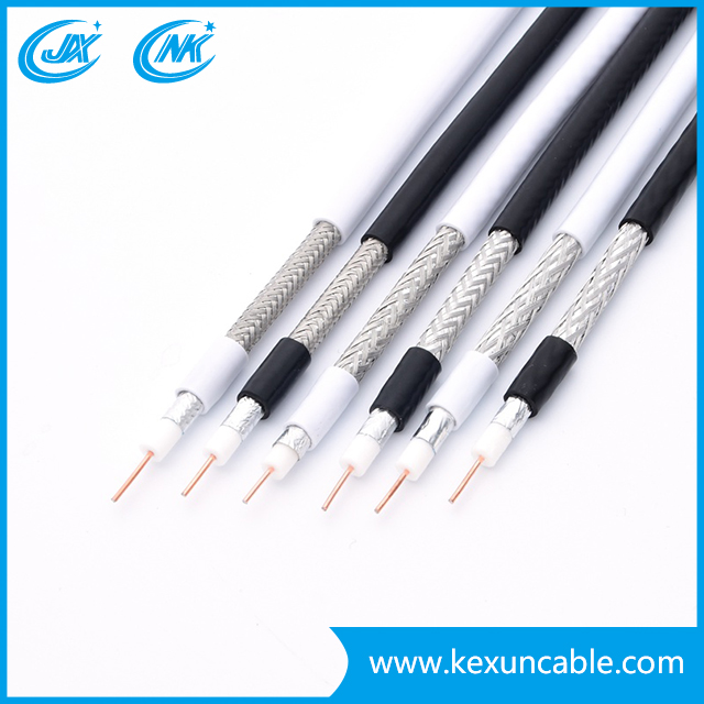 Factory RG6 Coaxial Cable with F Connector for CATV/CCTV Communication